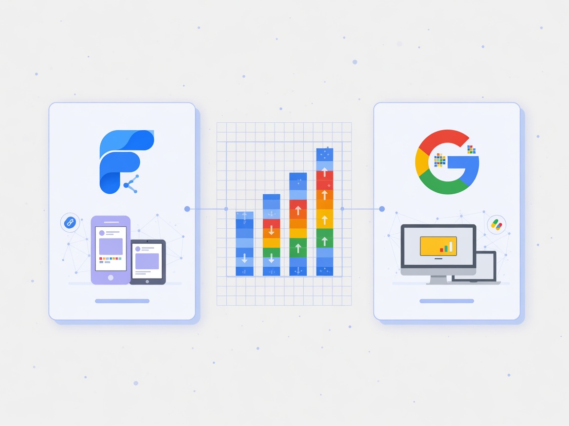 Illustration comparing Meta and Google publisher monetization platforms